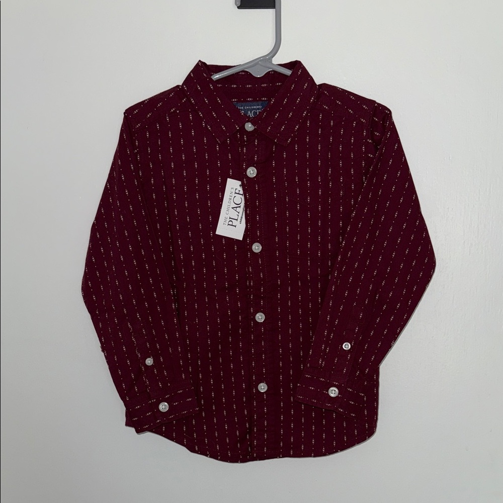 The Children's Place Burgundy Button Down Shirt